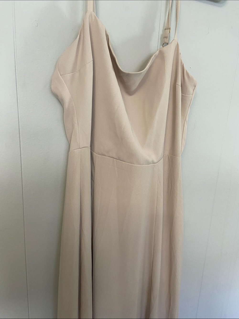 NWOT but flawed Show Me Your MuMu Blush Cream Slip Maxi Dress. Size M. - Picture 4 of 6